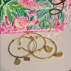 Lilly Pulitzer Charm Bracelets - Set of 3